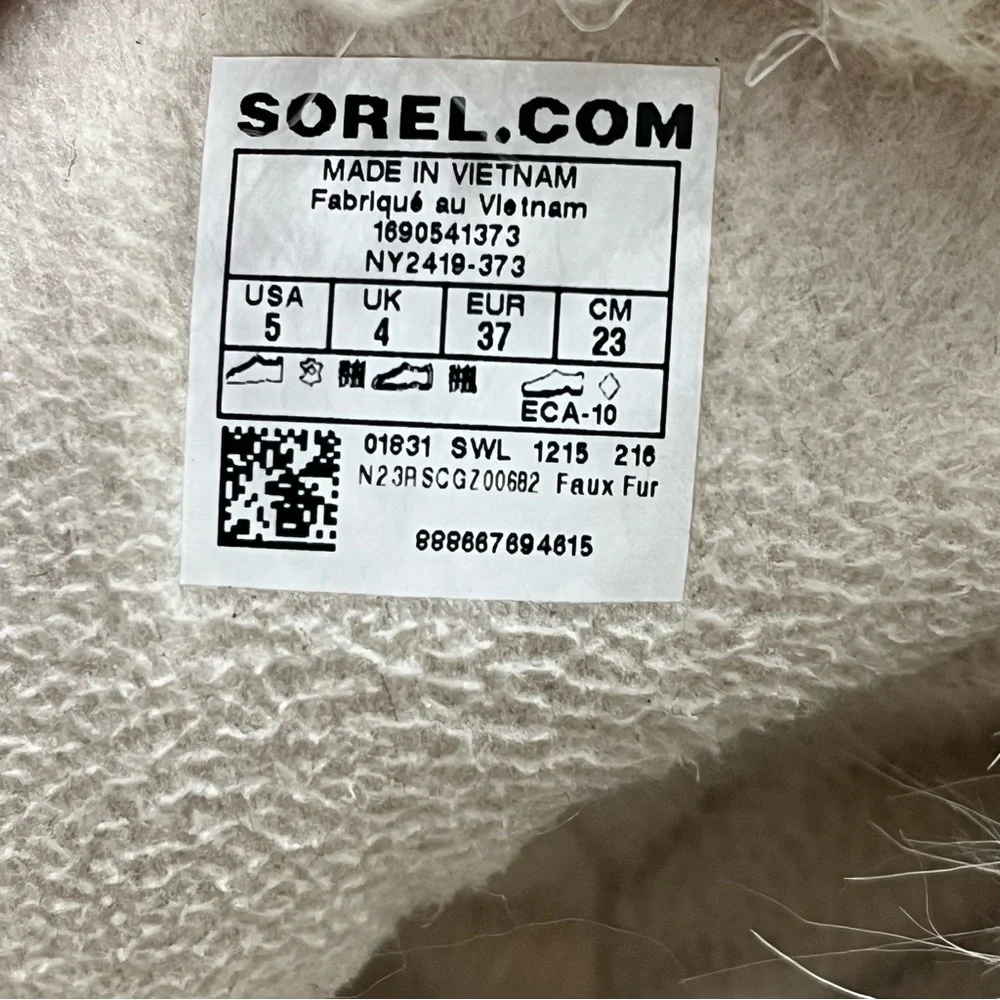 Sorel Tofino II' Faux Fur Lined Waterproof Boot Snow Winter 37 Women’s 6.5 Men 5